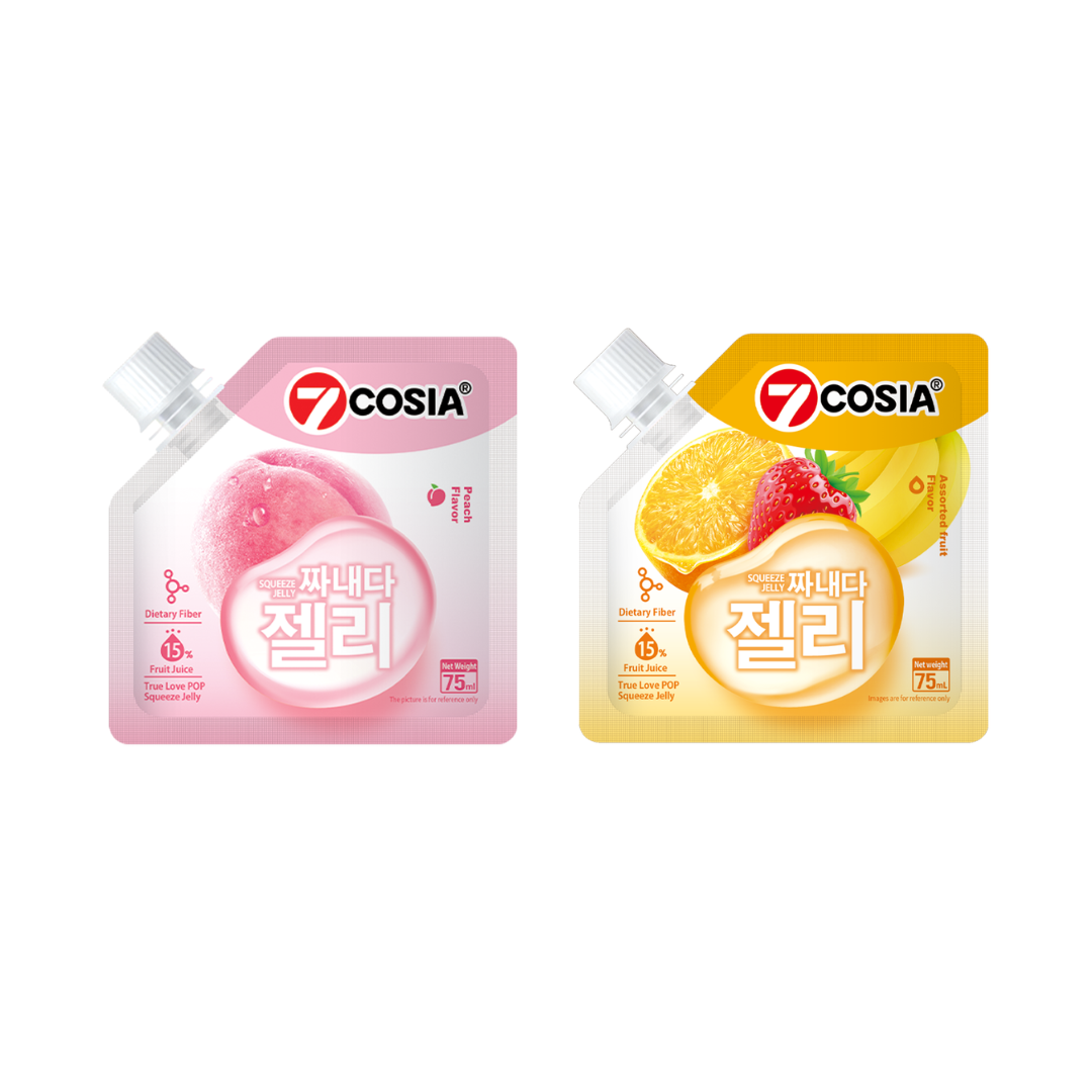 TrueLove Squeeze Jelly (75ml - Peach | Assorted Fruit Flavor)